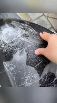 Satisfying break ice🧊 #ice #winter #asmrsounds