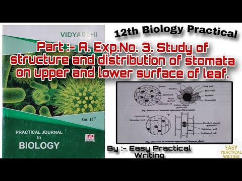 12th class biology practical part A experiment no 3 #12thbiology #12th