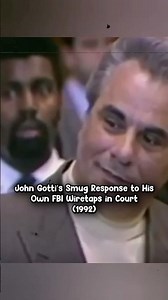 Rare Footage-John Gotti’s Smug Response to His Own FBI Wiretaps in Court (1992)