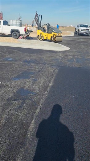 Cold weather paving! Still looks awesome! | All American Asphalt LLC | Facebook