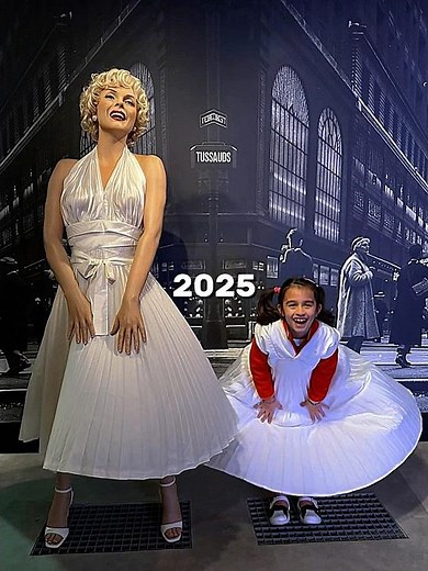 1955 vs 2025 Looking Back at Marilyn Monroe White Dress