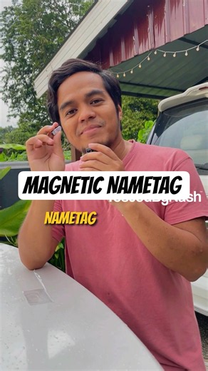Cara Guna Magnetic Nametag Untuk Wireless Mic Pin Patah.