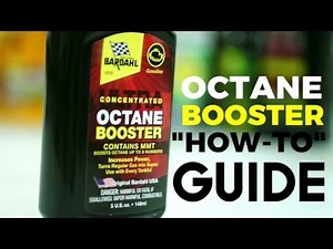 Bardahl Octane Booster How to Video