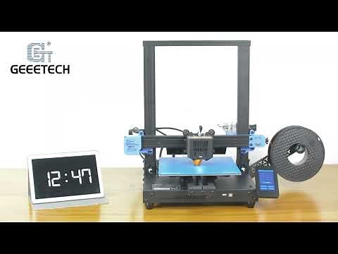 Geeetech THUNDER 3D printer Printing Benchy Test-full process
