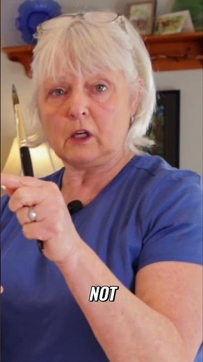 Brush Bristle Flexibility: Painting Technique for Trees #shorts