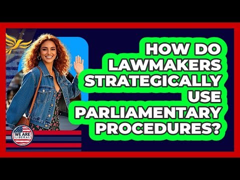 How Do Lawmakers Strategically Use Parliamentary Procedures? - We Are Liberal