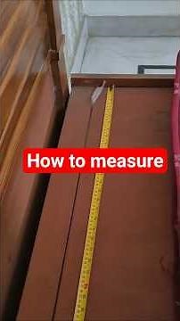 How to measure bed size for mattress 🛌 📏 #mattress #bed #measurement #virelshorts #viral #tranding