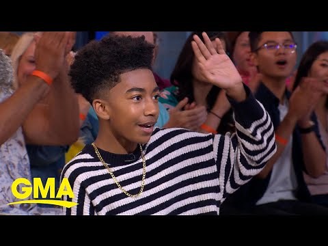 Miles Brown says he had to re-record debut album as his voice changed | GMA