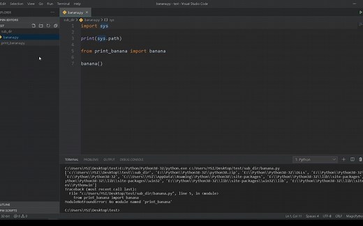 Visual Studio Code 添加 PYTHONPATH 环境变量