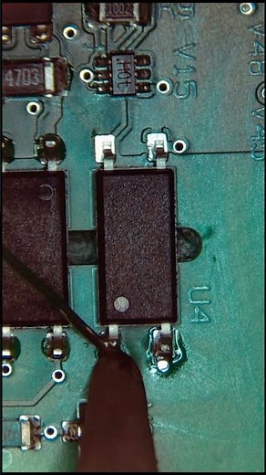 How to replace SMD optocoupler #shorts #asmr #electronicparts #techrepair #repair #electronics