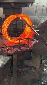 Inside the forging factory The Mesmerizing Flow of Hot Metal #forge #forging #swaging #machine
