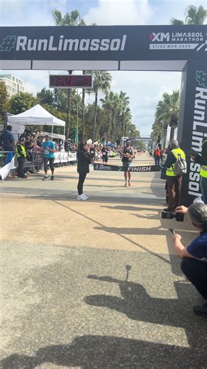 XM Marathon Race Winner Georgios Tofi Finishes