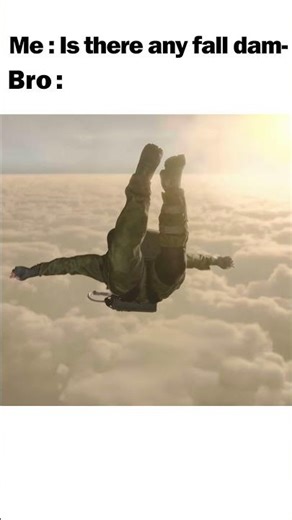 Hope he does'nt land on a metal gear , the impact will be solid. #memes #metalgearsolid #bigboss