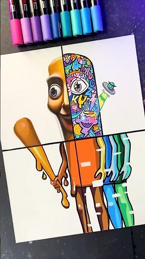 I drew Tung Tung Tung Sahur, but in 4 Styles! | Kauczuk