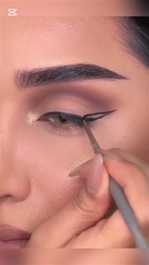 smokey smudge eye makeup tutorial 🤎✨ #makeup #shorts #makeuptutorial