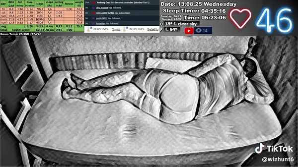 13.08.2025 #sleep #sleepstream #cycling #kolewow #wizhunt #gay #lgbtq🏳️‍🌈 #lgbtq🌈 #lgbt #man #fitness #boy