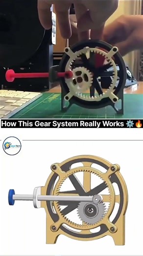 How This Gear System Really Works ⚙️🔥 | Smart Mechanical Mechanism Explained