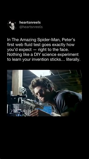 Peter Parker’s First Web Test Went Straight to the Face