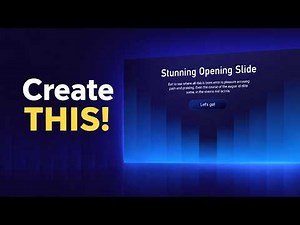 PowerPoint Presentation Animation 🔥 Modern Opening Slide | Advanced PowerPoint Tutorial