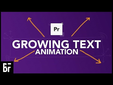 Growing Text Animation - Premiere Pro Tutorial