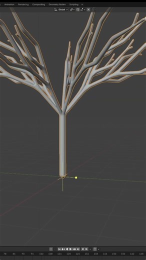 Blender Tree in 5 Minutes 🌳 (Beginner Tutorial) #blender #blender3d #b3d #blendertutorial #3d