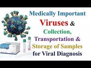 Medically Important Viruses & Collection, Transportation & Storage of Samples for Viral Diagnosis #6
