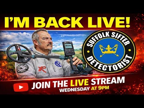 First LIVE Stream After Months Away… Let’s Talk Metal Detecting!