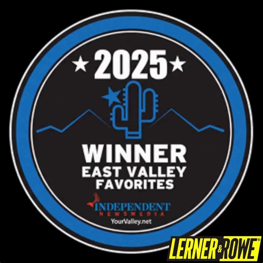 Lerner & Rowe is proud to announce that the firm has been recognized in the 2025 East Valley Favorites readers’ poll with three top honors: -Personal Injury Attorney -Law Firm -Place to Work A heartfelt thank you to the Phoenix East Valley community for this recognition. Awards like these inspire us to keep providing top-notch legal services while supporting our local communities. https://lernerandrowe.com/phoenix-east-valley-favorites-2025-winnners/ | Lerner and Rowe