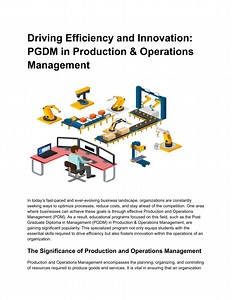 Driving Efficiency and Innovation_ PGDM in Production & Operations Management - SlideServe
