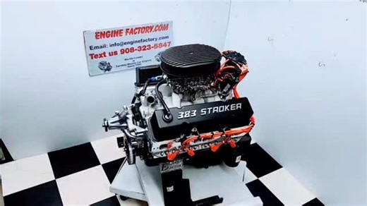 Engine Factory on Instagram: "383 Chevy/475Hp Street Stroker AFR Heads/Roller cam 💯%Tested Ready to Go ! Black Friday Sale $750.00 off Any Stroker Engine on website Offer ends 12/03/25 Order Soon (1) Left in stock All our engines are designed to run nice and cool, good vacuum, excellent oil pressure, power, and sound. Website >> www.enginefactory.com Call or Text >> 908-323-5847 Email >> info@enginefactory.com Easy Quote Form Link>> https://enginefactory.com/request-a-quote/ https://enginefacto