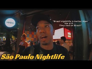 🇧🇷 4K São Paulo Brazil Nightlife in Pinheiros... I realized nightlife in Brazil is way better!