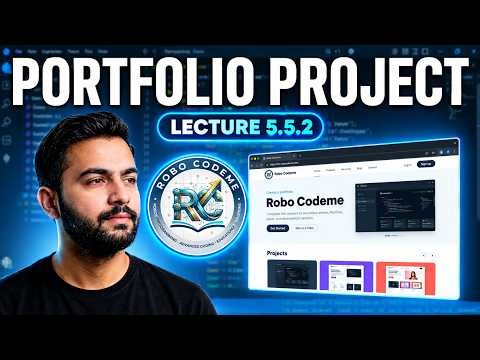 CSS Flexbox, Hover Effect, & Card Design Website using html & css| Portfolio project lecture 5.5.1