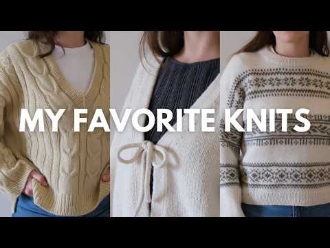 my top 10 knits that fit my wardrobe perfectly
