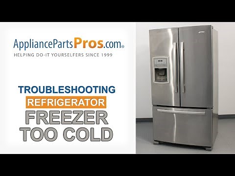 Freezer is Too Cold - Top 5 Reasons & Fixes - Kenmore, Whirlpool, Frigidaire, GE & more