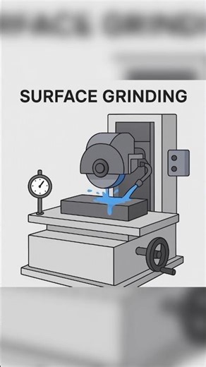 SURFACE GRINDING MACHINE WORKING DEMO