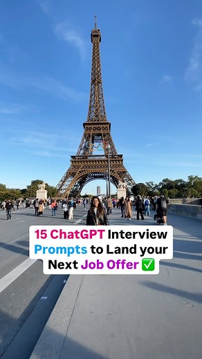 Mishika | Career, AI & Money ✨ on Instagram: "15 prompts to make sure you’re absolutely ready for your job interview! 🙋🏻‍♀️ Comment ‘guide’ and I’ll send it to you! Make a copy of it and use it as reference! You got this fam, always make sure to personalize your answer! ✅ Save and share this with anyone who needs it! 🙋🏻‍♀️ Follow @mishkagupta.co for more job search content! #jobsearch #jobinterview #interviews #interviewtips #interviewprep #interview #careeradvice #chatgptprompts #chatgpt #g