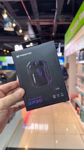 Eureka on Instagram‎: "لا للتعليق ولا لبطئ التحميل… سرعة خالصة. ⚡️🎮 Predator GP30 Portable SSD خذ لعبك معك في أي مكان. 🔥 متوفر الآن – لا تفوّت الفرصة! No lag. No loading. Just pure speed. ⚡️🎮 Predator GP30 Portable SSD Take your game everywhere. 🔥 Available now – don’t miss out!"‎