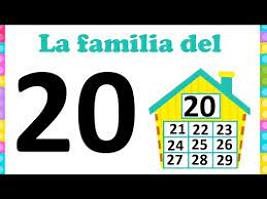 numeros del 20 al 29