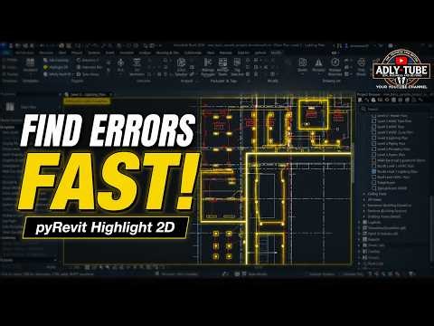 Find Missing Tags & Errors in Revit | pyRevit Highlight 2D (Arabic Tutorial)