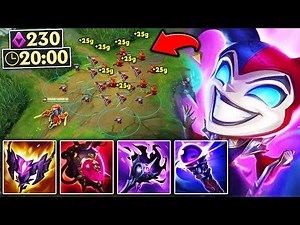 When Shaco gets PERFECT Farm for 23 minutes straight (FASTEST FULL BUILD EVER)