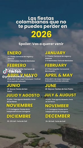 Fiestas Colombianas Imperdibles en 2026