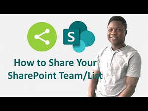 How to Share Your SharePoint List With Your Team Members | Module 3