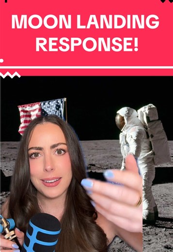 Moon landing conspiracy debunk part 7201969 #space #nasa #response #science #astronomy