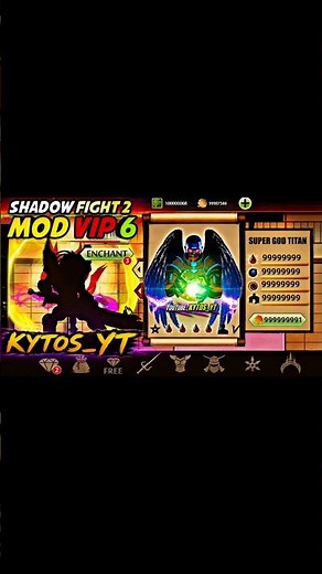 😱 Shadow Fight 2 MOD APK | SUPER GOD TITAN ☠️ Unlimited Gems & Orbs | VIP 6