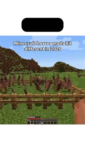 THE MINECRAFT PLANNER on Instagram: "This Minecraft clip starts as a classic "horror mod" experience, with the player nervously navigating a dark, cavernous ravine. The atmosphere is tense—creeping through shadows and cautiously using a water bucket to descend—until an eerie, distorted voice whispers, "I see you." Panicked, the player uses firework rockets to rocket out of the cave toward the surface, seemingly escaping a nightmare. However, the "horror" takes a hilarious turn. They land next to