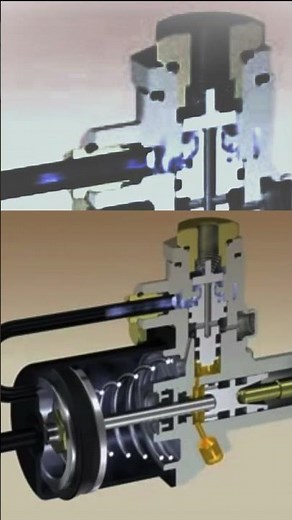 Clutch booster operation. #automobile #mechanic