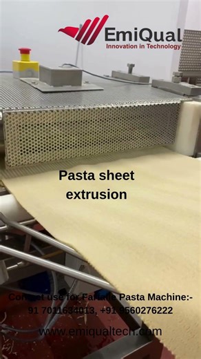 How Farfalle Pasta is Made | From pasta Sheet Extrusion to stamping in Butterfly Shape #shortvideo
