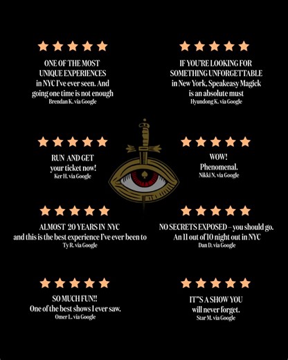 A night that that unfolds in ways you don’t expect. Experience @speakeasymagick 🎲 Speakeasy Magick 🗓️ Tue - Sun 📍 The Overlook Bar, 25 West 24 St, NYC #speakeasymagick #theoverlookbar #magic #nyc #speakeasy