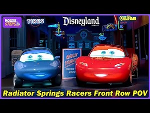 Radiator Springs Racers POV Front Row at Disney California Adventure - Disneyland Resort - Luigi's