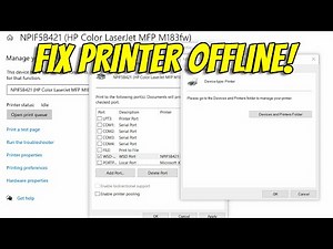 How To Fix Printer Offline In Windows